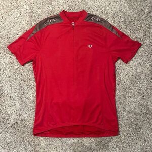 Pearl Izumi Red Mens Quest Cycling Jersey Large